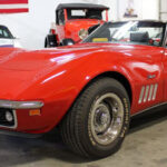 1969 Chevrolet Corvette Convertible Rally Red Kentwood, MI on www.classicmusclecarforsale.com